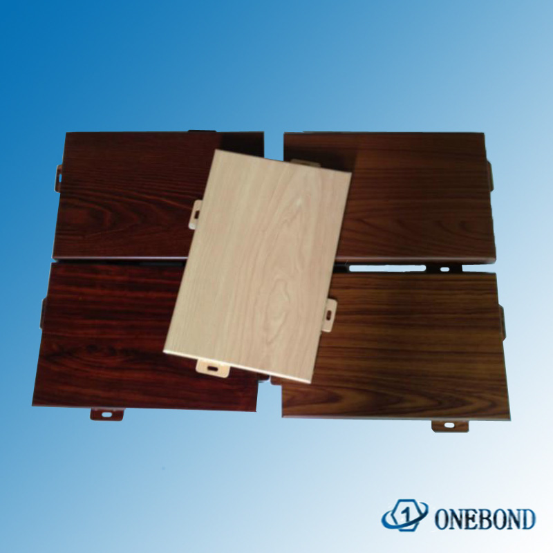 Imitation wood aluminum solid panel   MAP003
